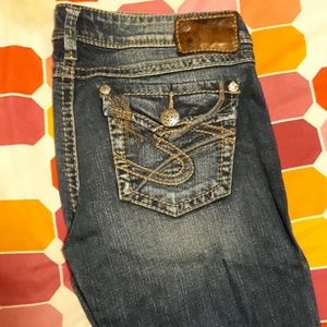 Silver jeans